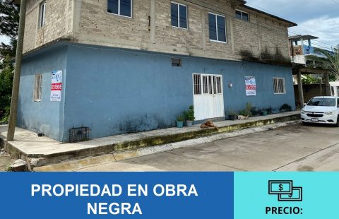 GRAN OPORTUNIDAD DE NEGOCIO O CASA HABITACIÓN PREDIO EN OBRA NEGRA SALAGUA III